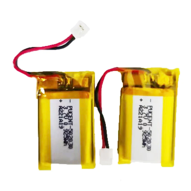 Custom small high quality Lithium Polymer battery cell 200mAh 300mAh 250mAh 502030 502020 Li ion Li-ion lipo battery
