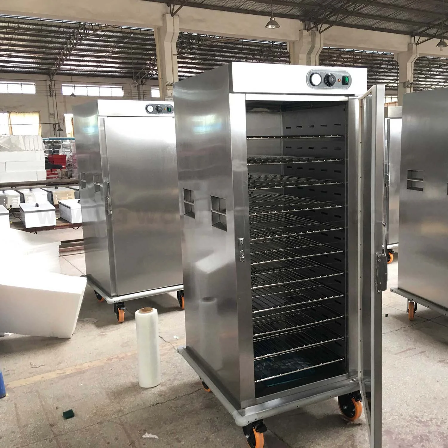 TT-K222B 11 Layers 1 Doors Stainless Steel Food Warmer Carts Price