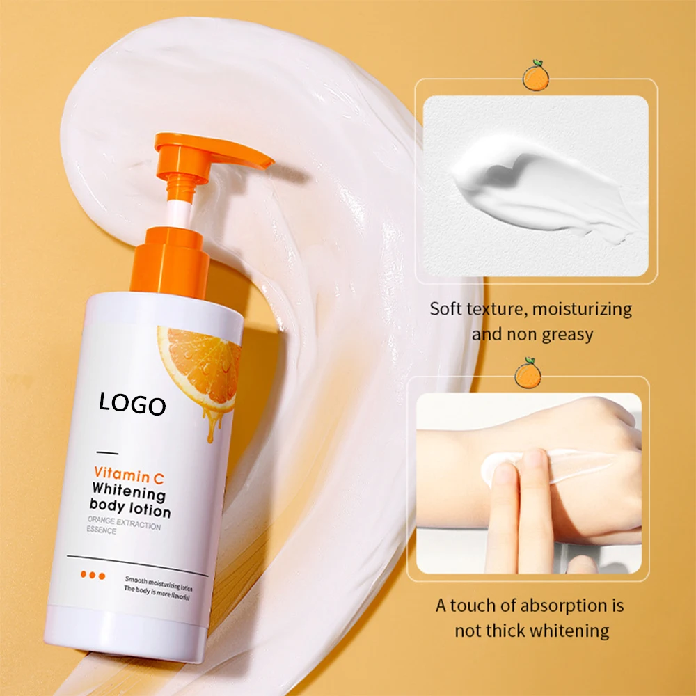 MLM custom makeup  High Quality body cream Moisturizing Nourishing Lightening Cream Natural Skin Whitening Vitamin C Body Cream