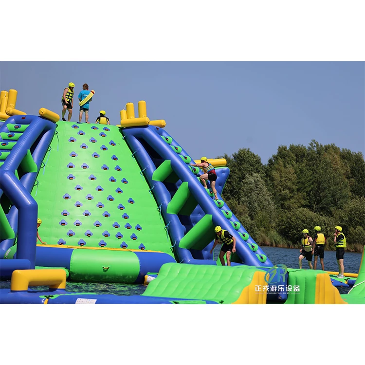 Family Fun Redefined Giant Inflatable Water Park with Diverse Challenges