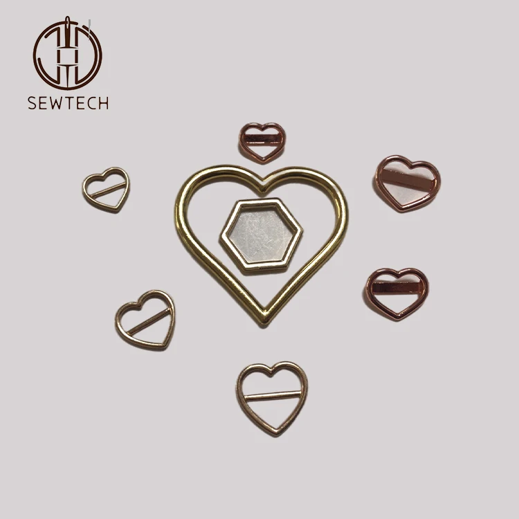 
Underwear Accessories Swimwear Metal Buckles Silver Zinc Alloy Bra Strap Rings Sliders 