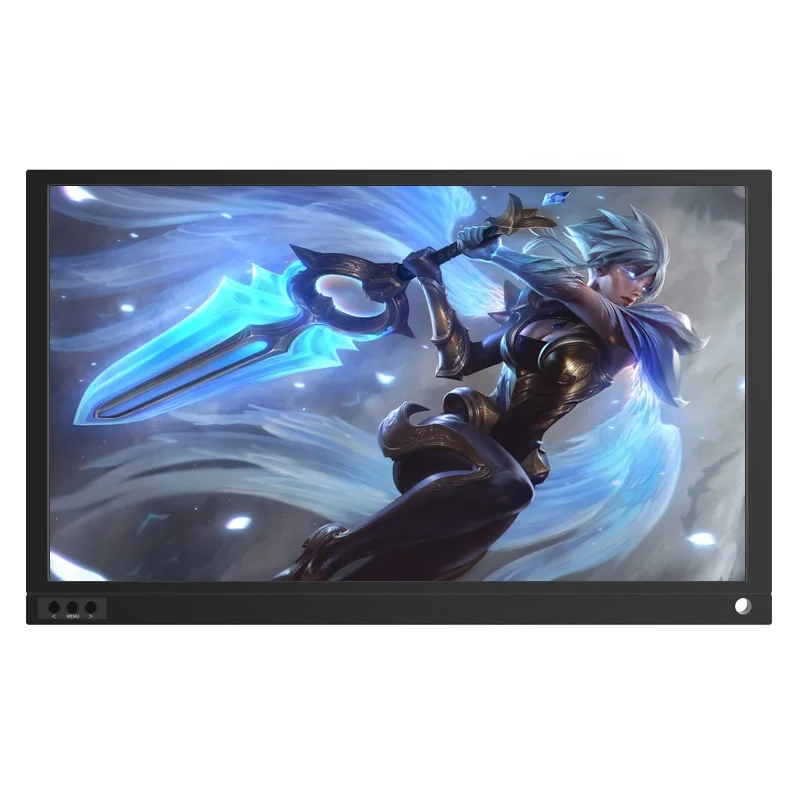 large stock 15.6 inch portable monitor with type-c usb for  pc full 1920*1080p gaming monitor with hdmi