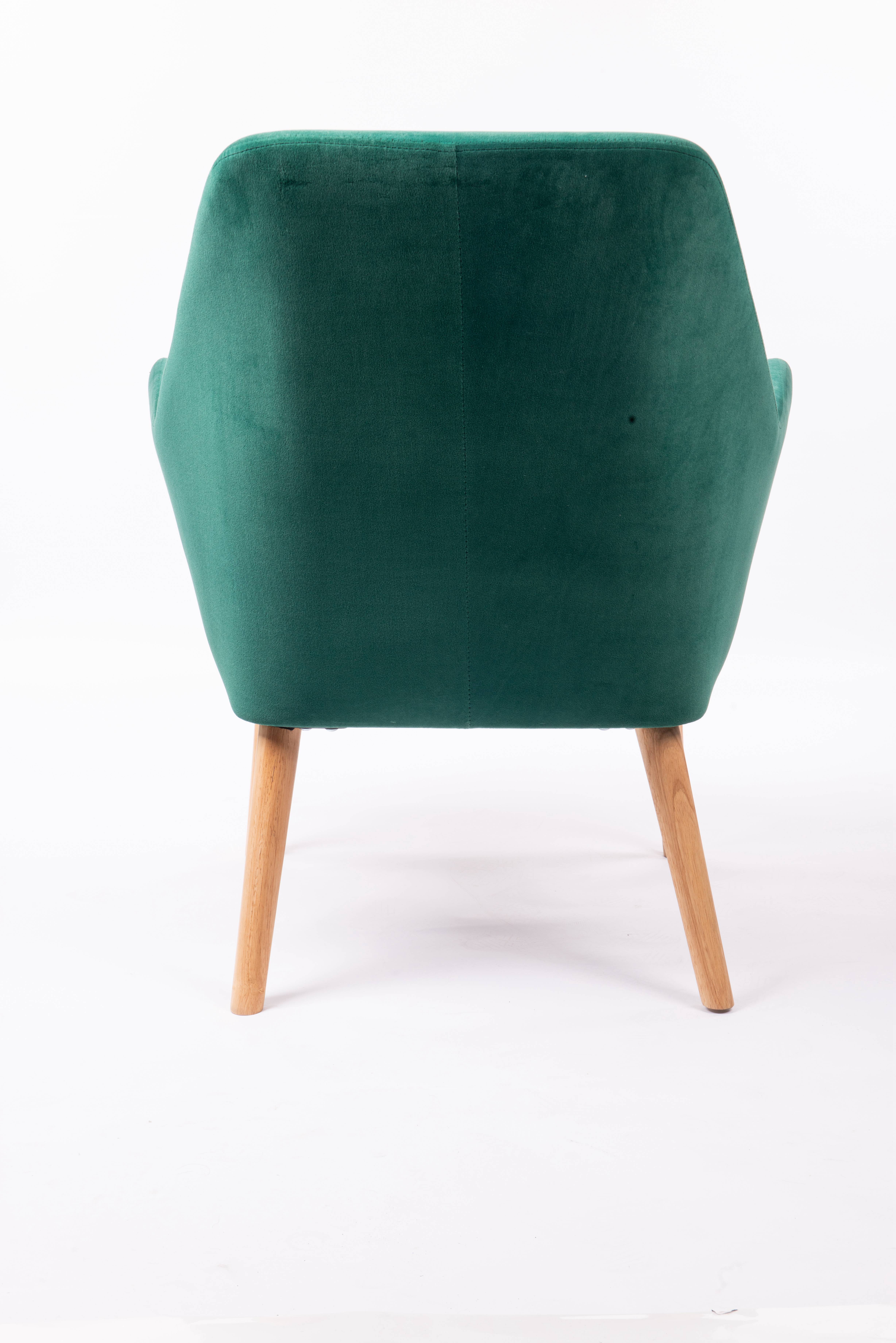 New Hot Items The Fine Quality Room Upholstered Luxury Dining Velvet Single Seat Sofa Chair