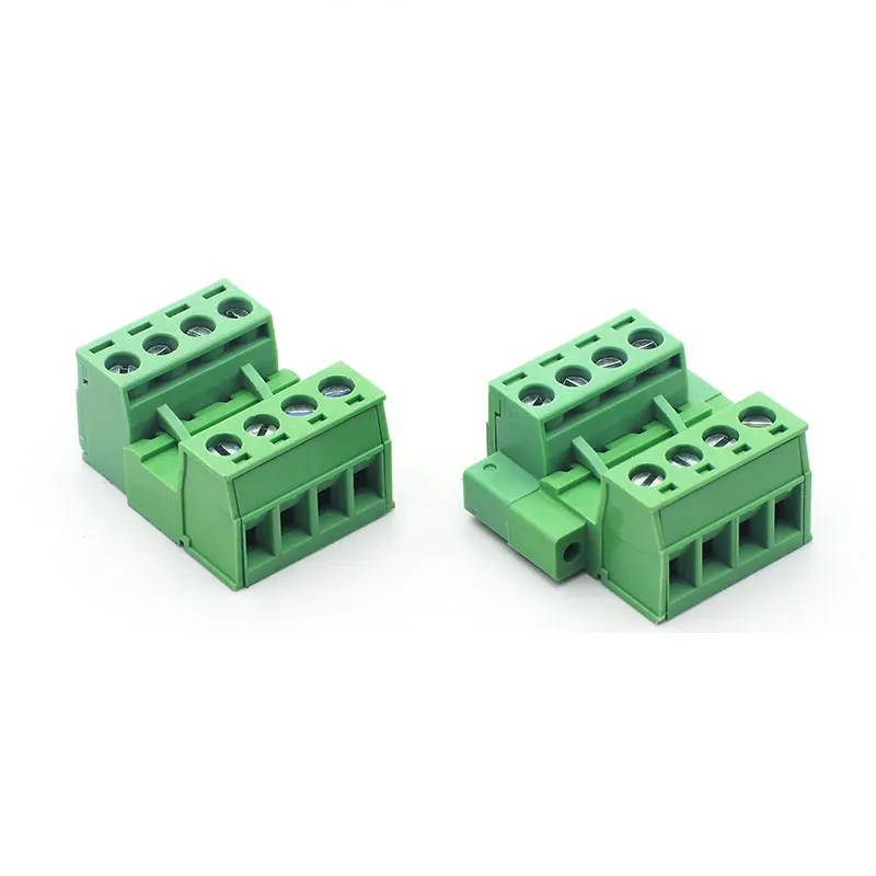 2 шпильки 10 штифтов клеммный блок разъемов 5 08 мм шаг pcb клеммные колодки