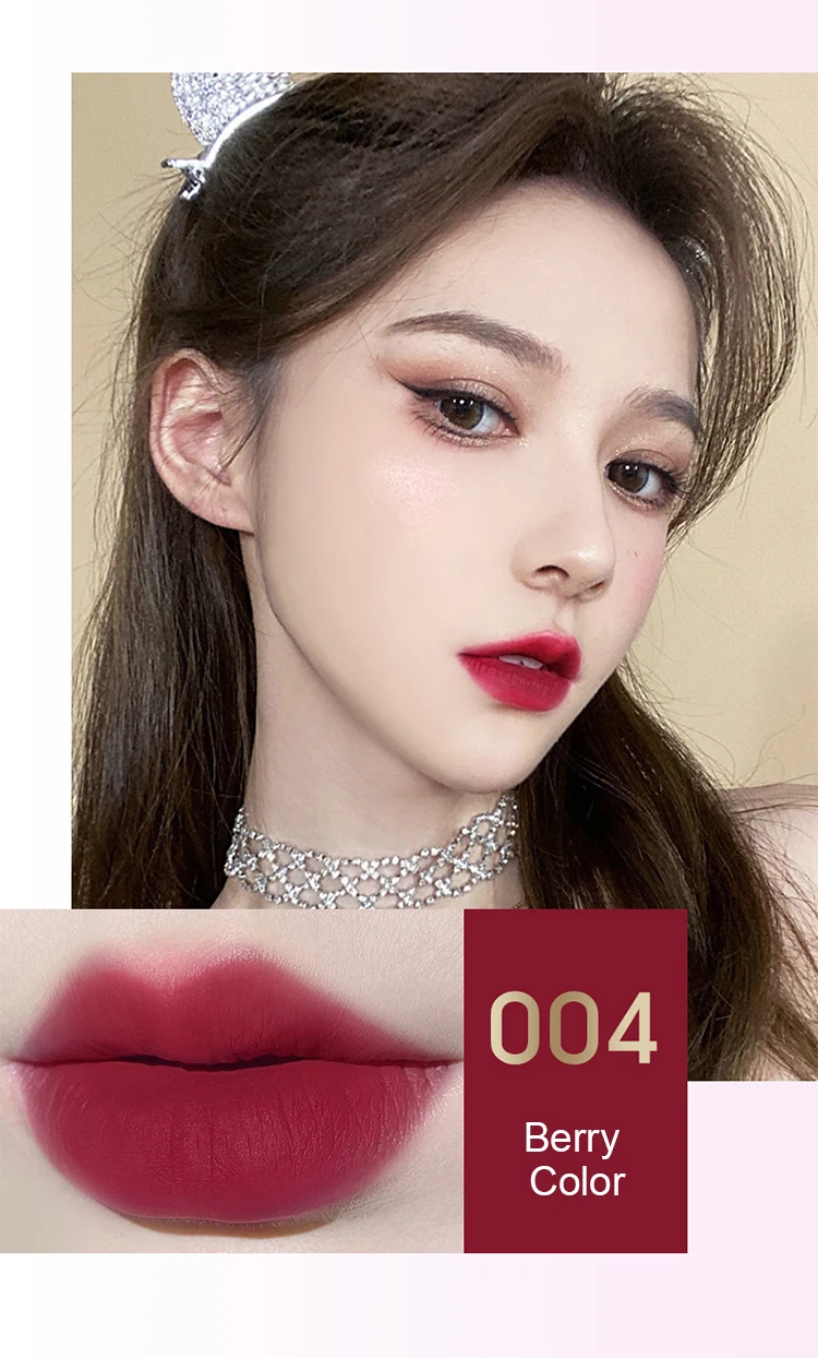 AIWO Korean Makeup Lipstick Cruelty Free Privite Label 8 Color Custom Liptint Rebranding Cosmetic
