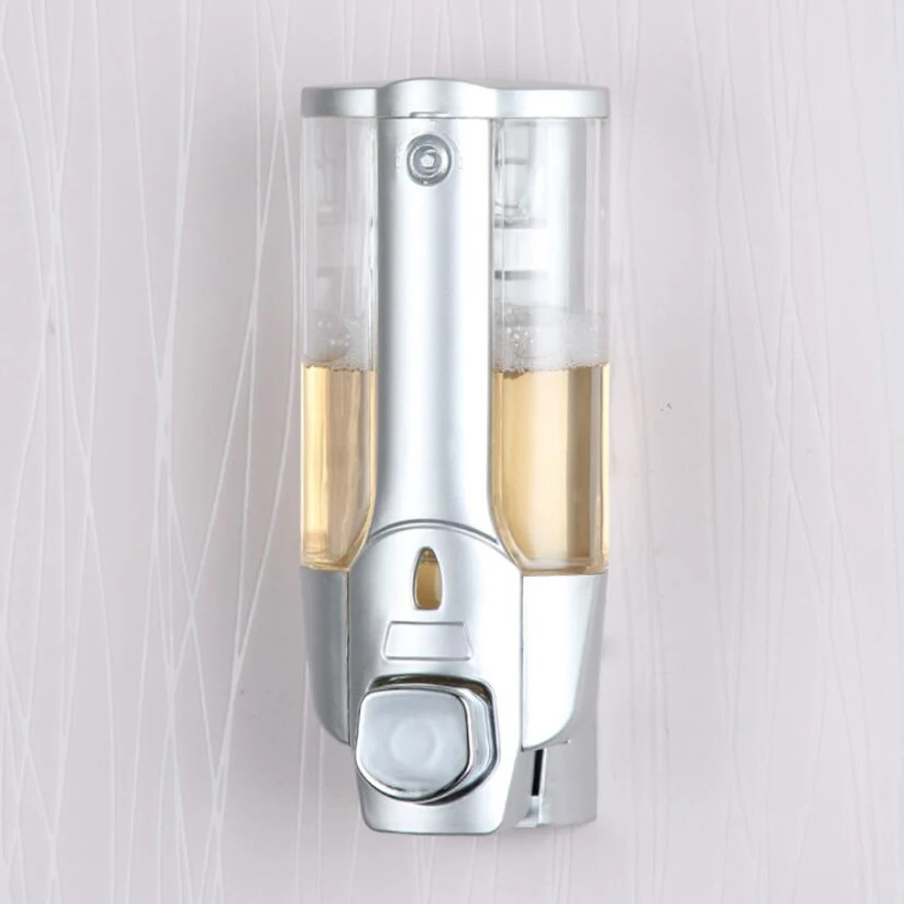 Manual Hand Shampoo Shower Gel Dispenser Lotion Container for Bathroom Kitchen Wall mounted liquid soap dispenser