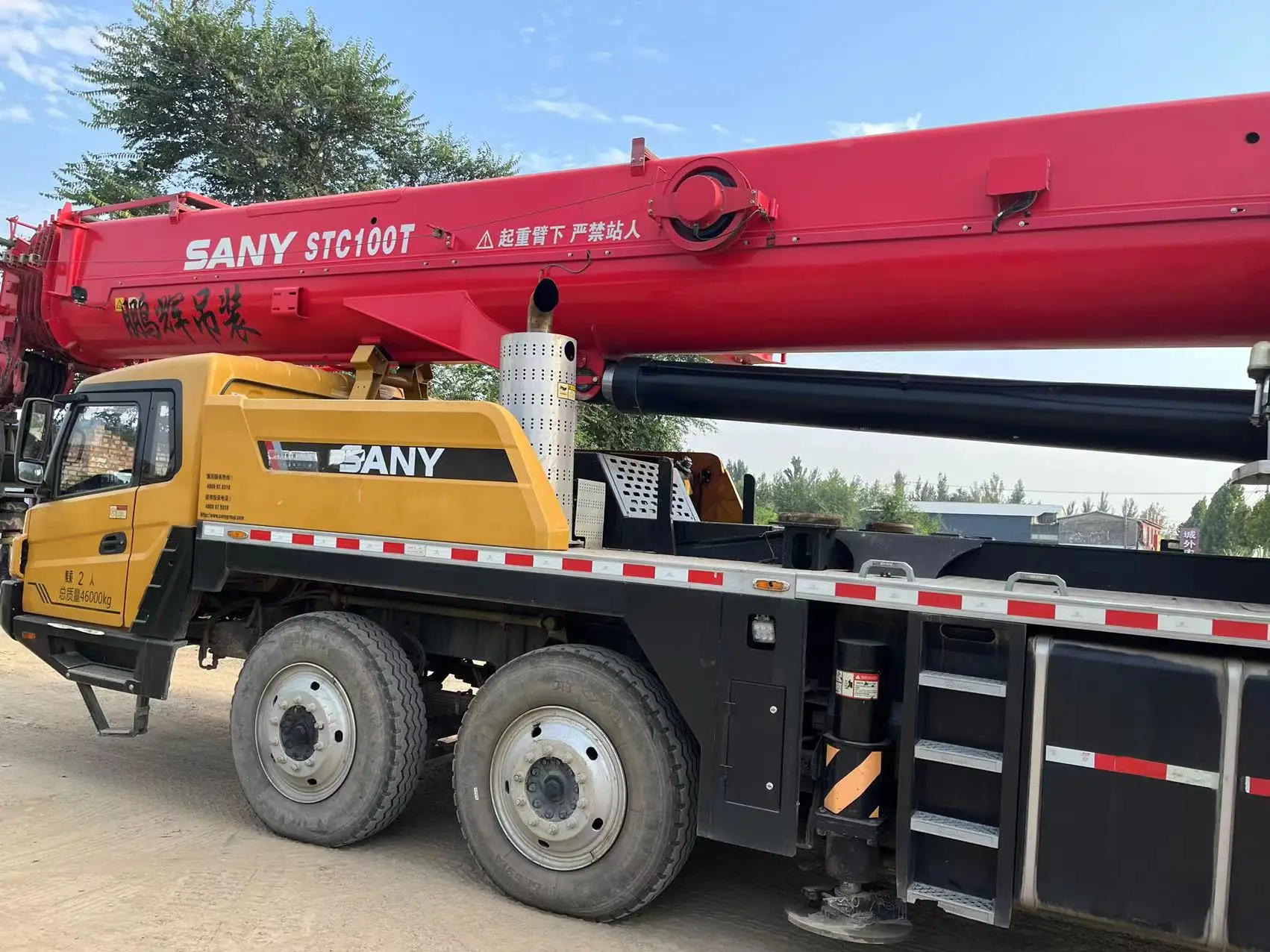 Original 2020year SANY STC750T6  STC800T5 STC800T6 used 75ton 80TON crane for sale 70ton 75ton 80ton crane