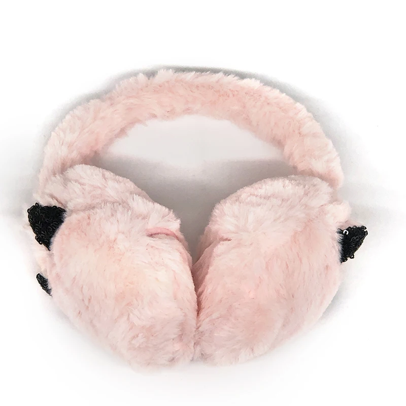 Customization Girls Furry Soft Winter Outdoors Warm Fur Earmuffs Winter Ear Muffs