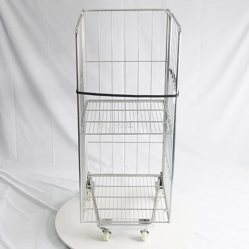 Manufactory Direct Logistic Trolley Cage Trolleys For Transport Roll Cgae