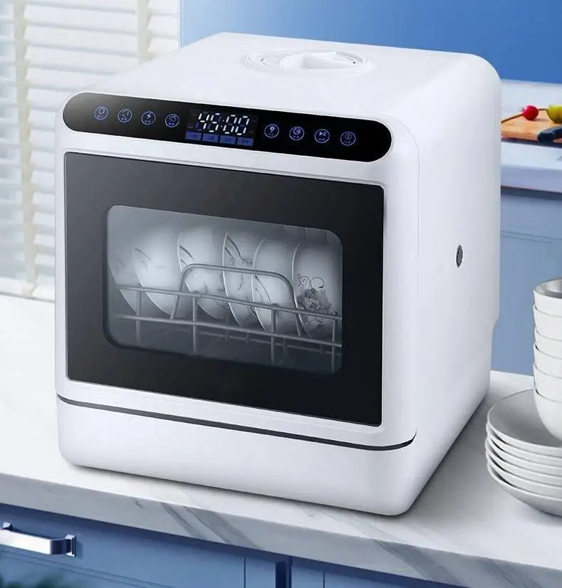 110v220v new desktop free installation dishwasher Home automatic desktop disinfection intelligent drying dishwasher