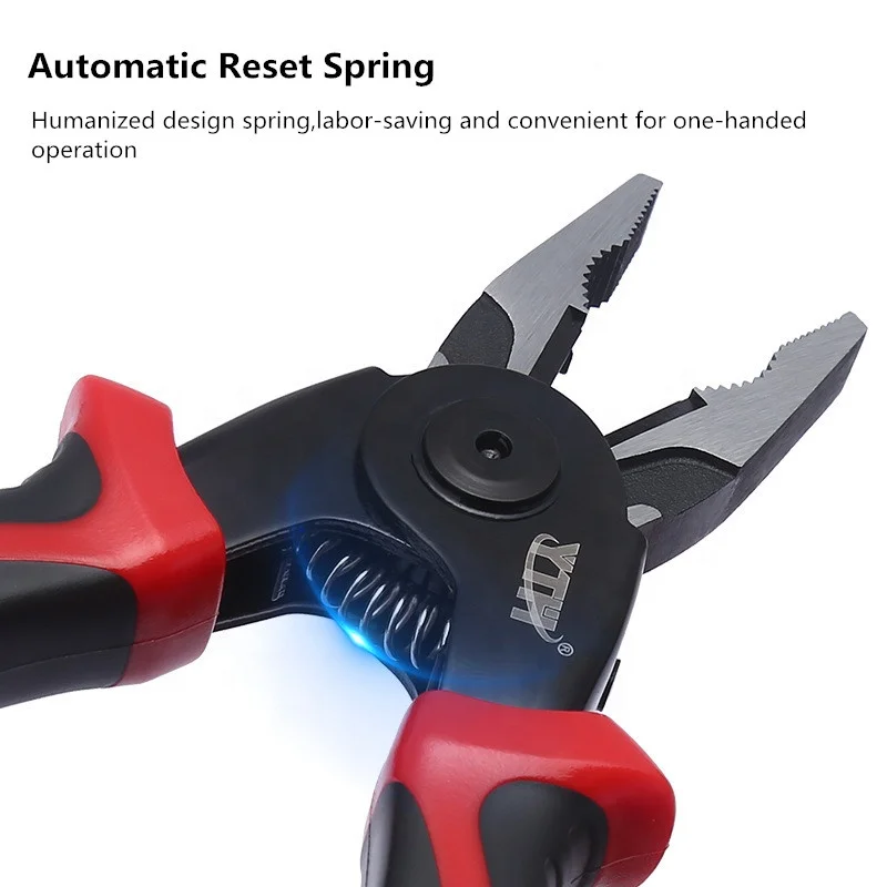 YTH multi-functional 5 in 1 adjustable cable cutter combination pliers crimping tool kit