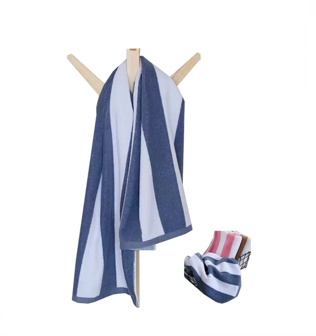 Highly Absorbent Good Quality Cabana Stripped Beach Towel