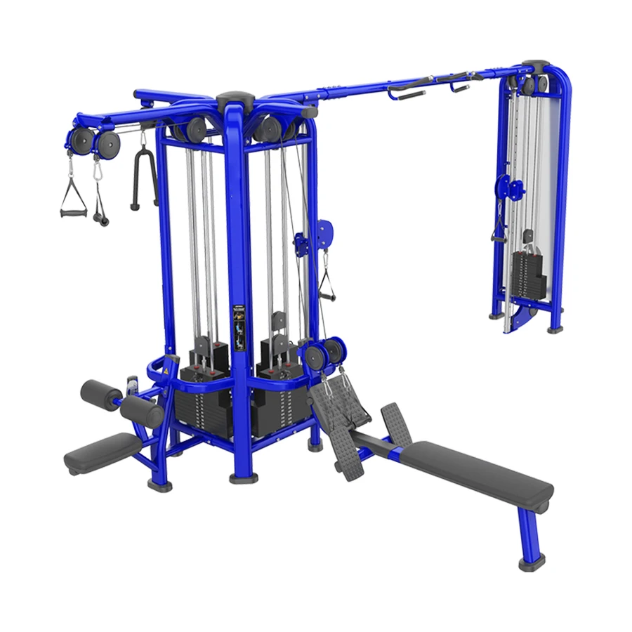 Multifunction muscle trainer machine  5 Station Multi Jungle gym fitness equipment for bodybuilding