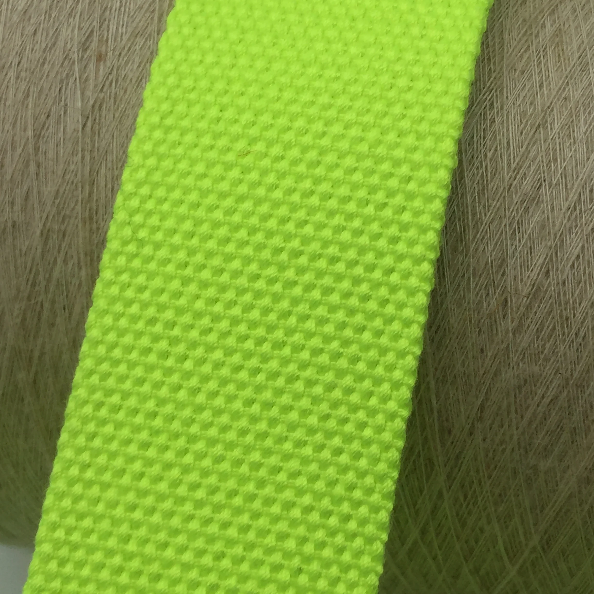 
Factory sells fluorescent color knapsack ribbon Thickened terylene belt 