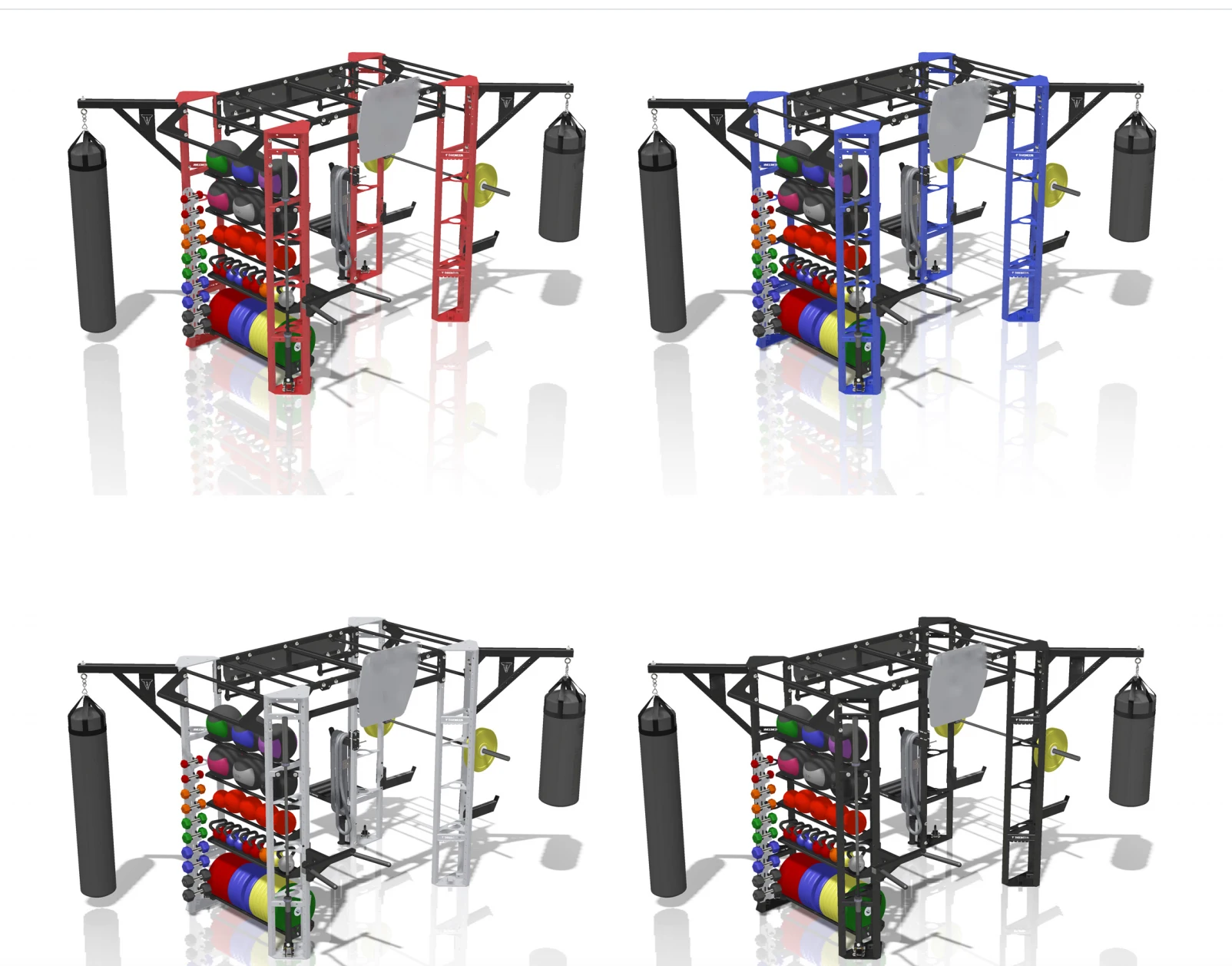 Wholesale Gym Equipment Commercial Rig Power Cross Fit Rack Multi Cross Fitness Power Rack Cage