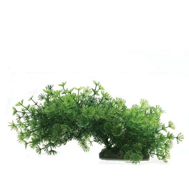 Различные типы искусственных аквариумных пластиковых растений