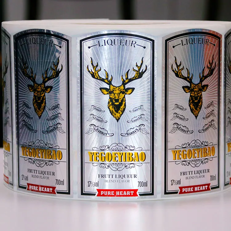 Custom Printed Sticker for beer bottle,Packaging Adhesive label Printing Supplement