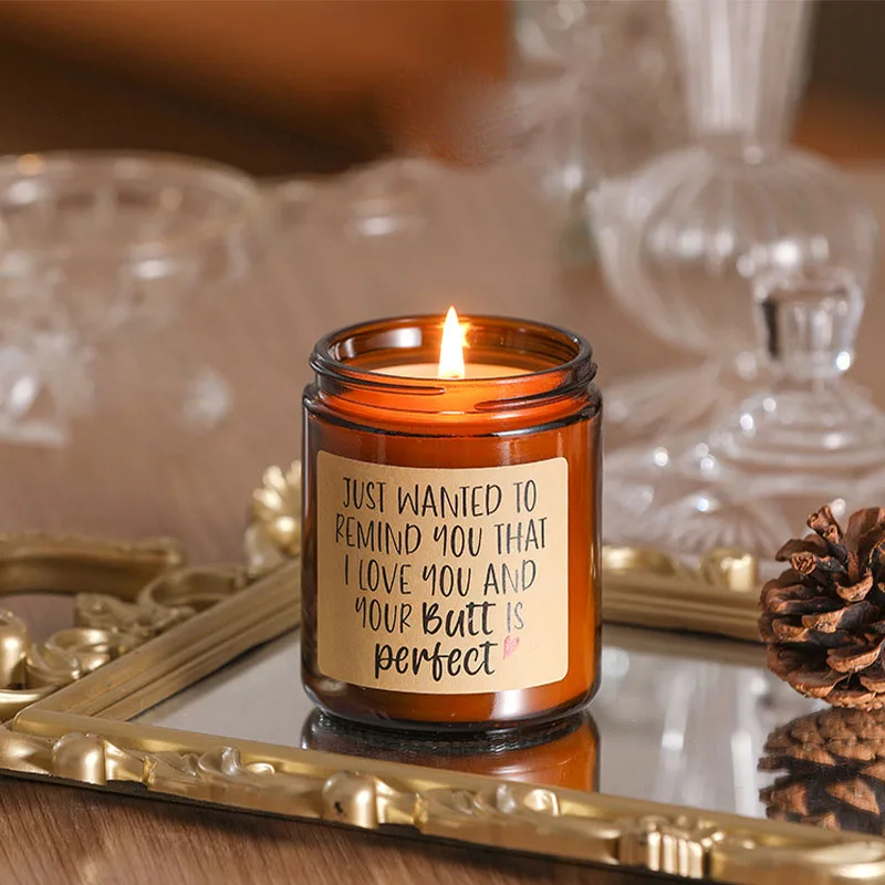 WELLNESS Classics Scented Candle Custom Color Glass Jar And Tin Lid Aroma Essential Oils Soy Wax Candle & Home Fragrance Gift