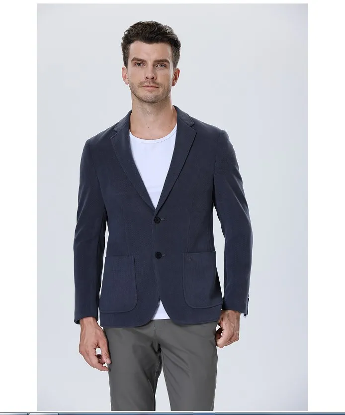 Men S Suits Loose Mens Blazers Casual Slim Fit Suit Top Autumn Cotton and Linen Fashion Clothing Jacket Winter Spring Picture