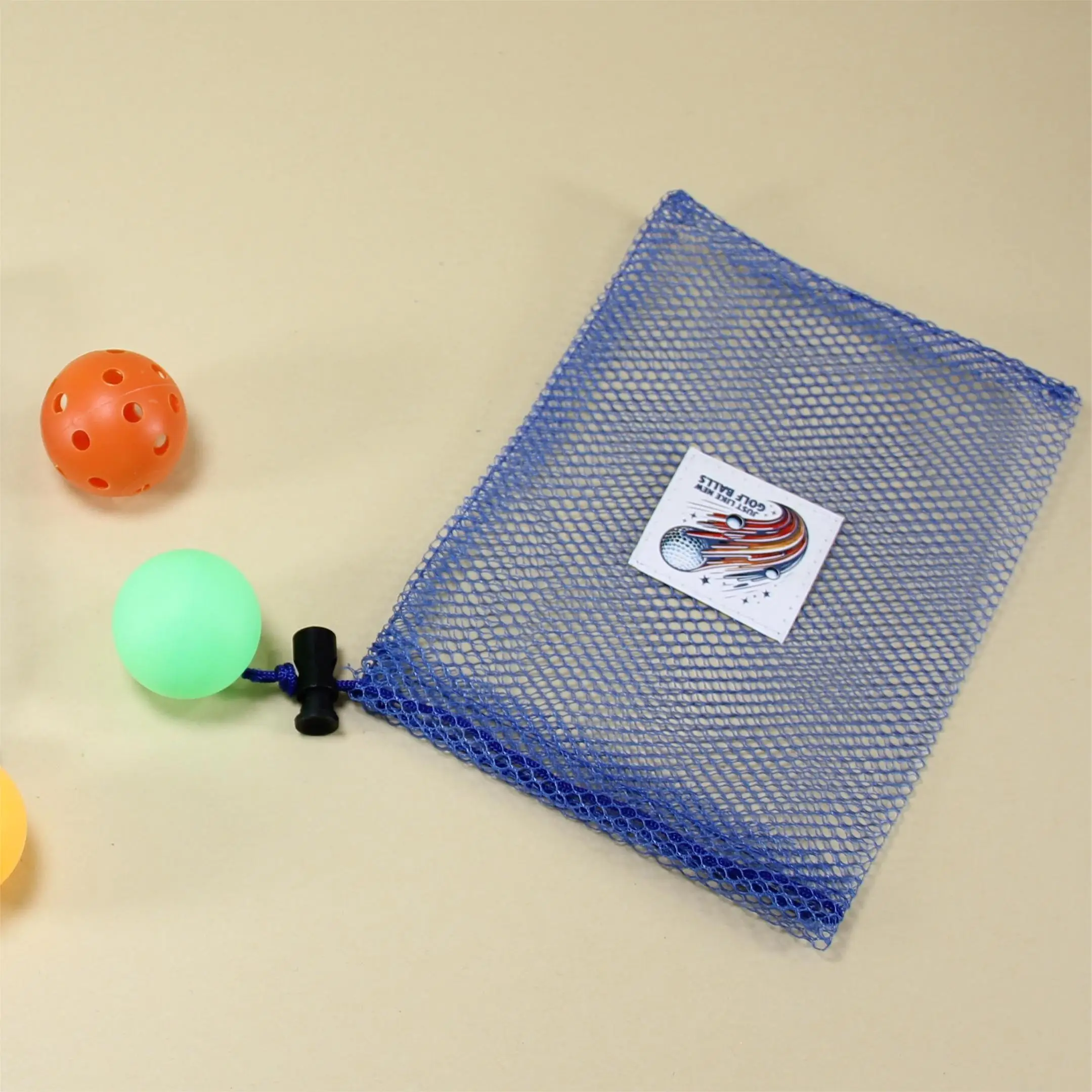 Different Size Multifunctional Storage Nylon Mesh Drawstring Bag for Golf Balls Fruit Vegetable Package