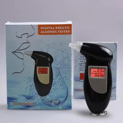 
Digital Breath Alcohol Tester AT-868 Portable Breathalyzer with LCD Display 