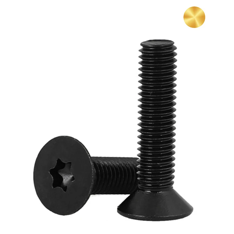 Class 12.9 black oxide carbon steel DIN 7991 Torx Socket Head Countersunk Socket Bolt M8x35