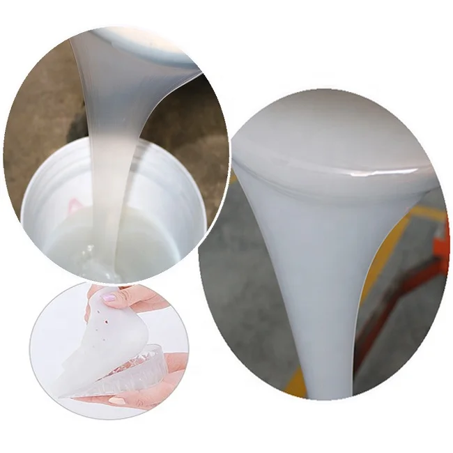 RTV 2 Жидкая силиконовая резина 1:1 полупрозрачная силиконовая резина для обуви стельки