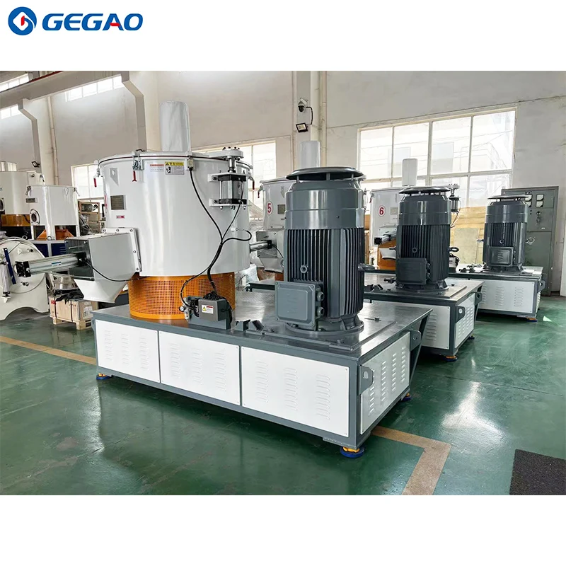PVC and CaCO3 powder hot mixer and cooling mixer machine Plastic Mixing Machine PVC Mixer With Feeding Conveying System