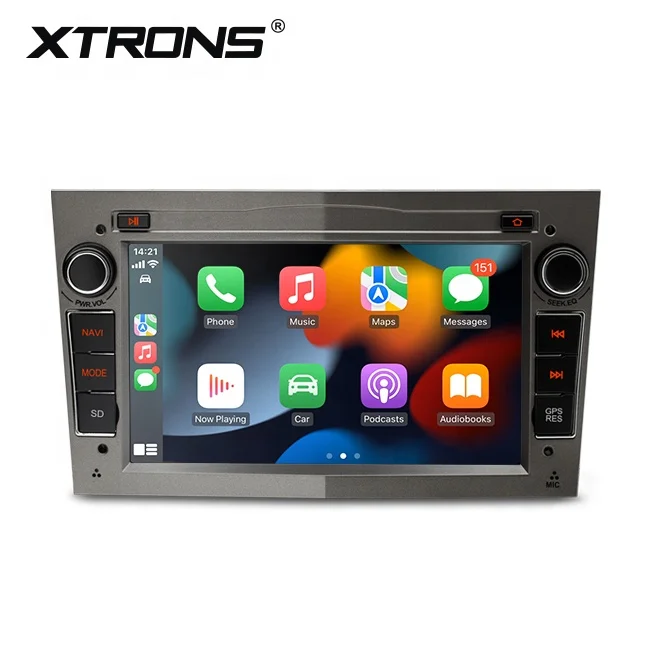 XTRONS 2 din android 10.0 Quad core car stereo for opel astra h vivaro with DSP USB SD wifi 4G, lcd screen car radio