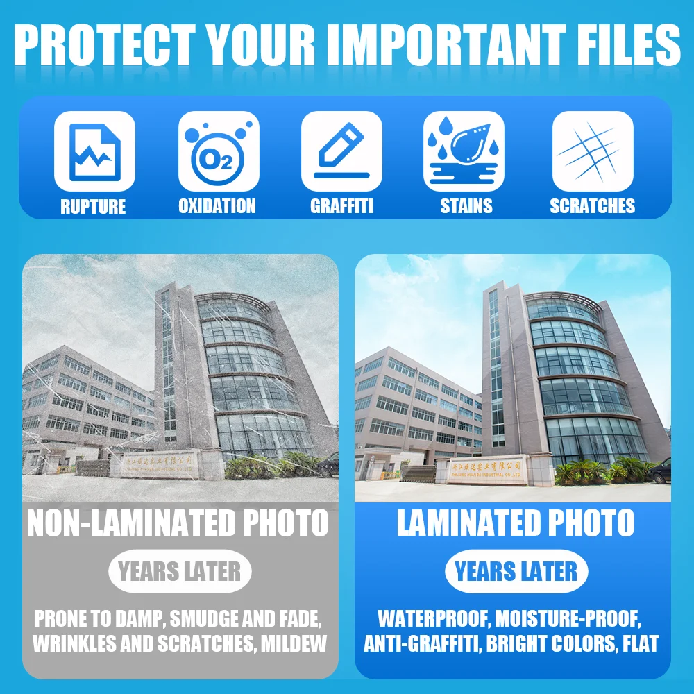 Huanda HD-550 Lamination Machine A2 A4 Laminating Machines 550 mm A3 Cold Hot Laminator