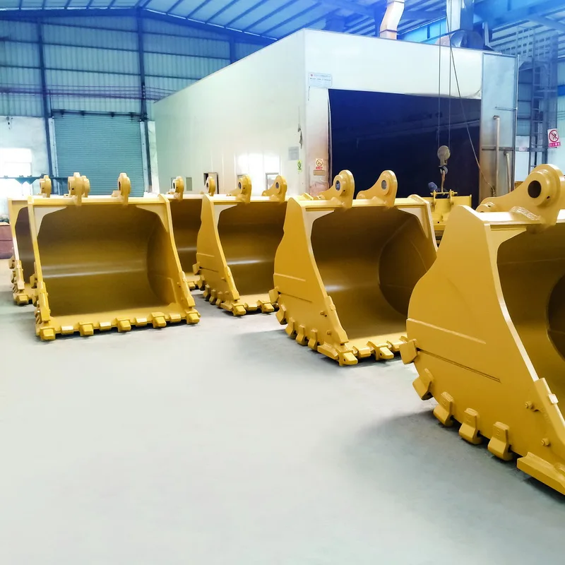 ISO 9001 factory supply Earthmoving machinery parts material Hardox 450/500 Solid structure Excavator Rock Bucket