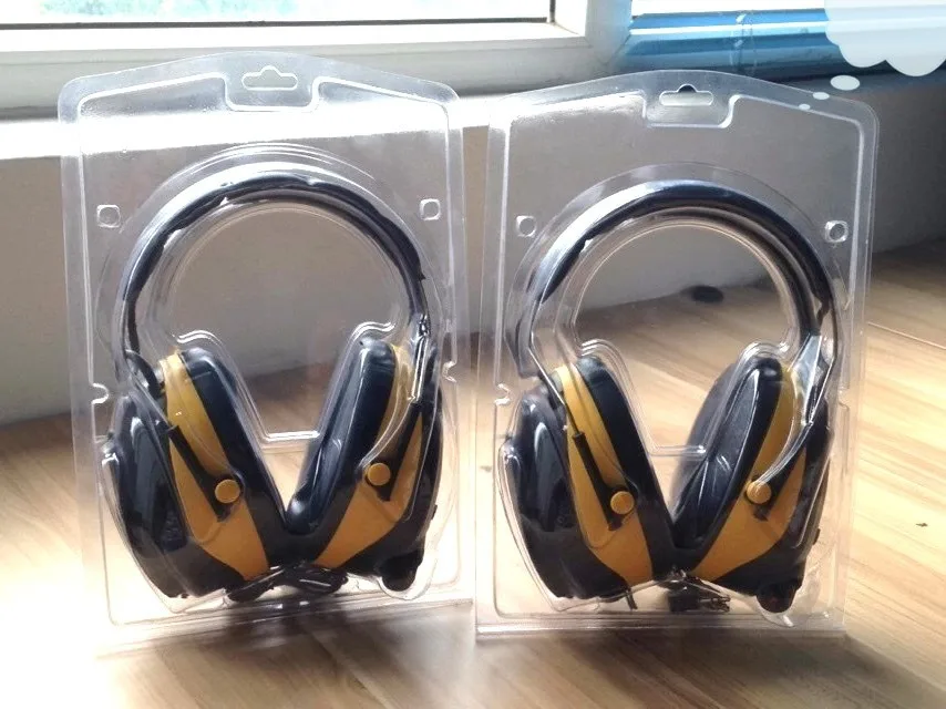 AM/FM Radio Headphone with Digital Display Ear Protection Noise Reduction Earmuffs Comfortable Hearing Protector