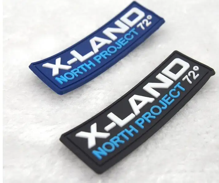 custom silicone label clothes labels with embossed logo fashion custom pvc rubber shoe Label