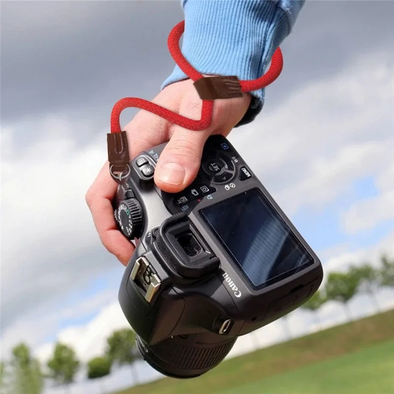Camera photography SLR camera strap Convenient quick photography camera hand strap wrist strap round rope
