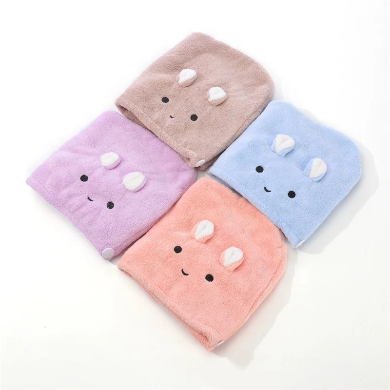 Manufacturer Wholesale Quick Dry Multi Color Water-absorbing Hair Towels