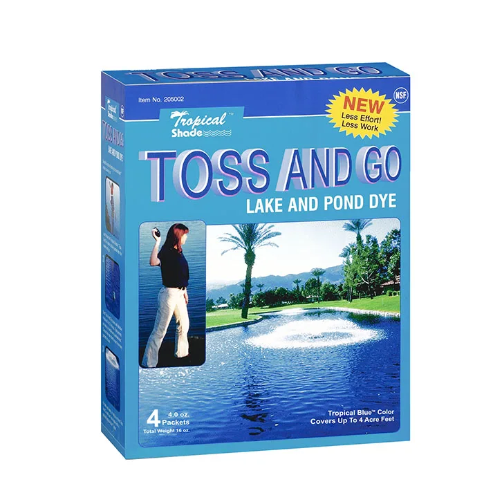 
Lake and Pond Dye Black Toss & Go High Quality With Wide CoverageBlack Lake and Pond Dye 