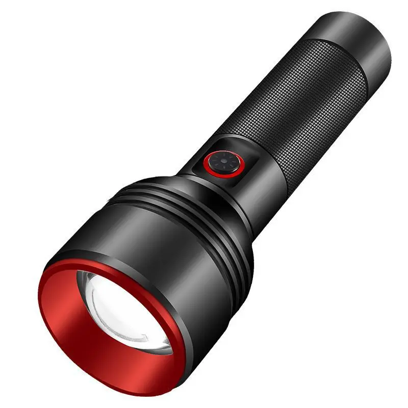 2024 Hot Super Bright 3000HA Powerful White 3 Modes Telescopic Zoom Aluminum Alloy Tactical Torches Flashlights Led Flashlight