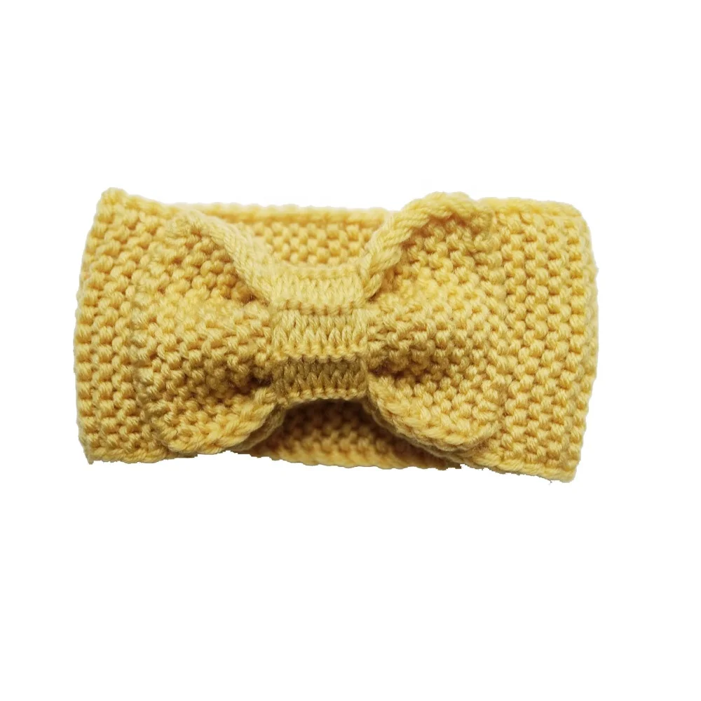 Japan South Korea imported large bow hair band hand foreman with children parent-child forehead warm baby headbands