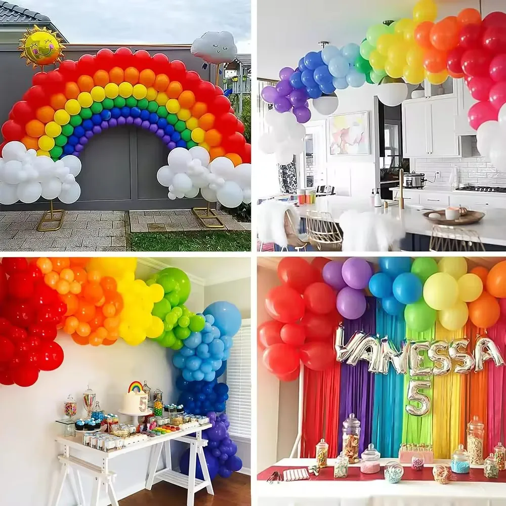 Stock Birthday Party Arch Backdrop Balloon Garland Decoration Kit Party Supplies
