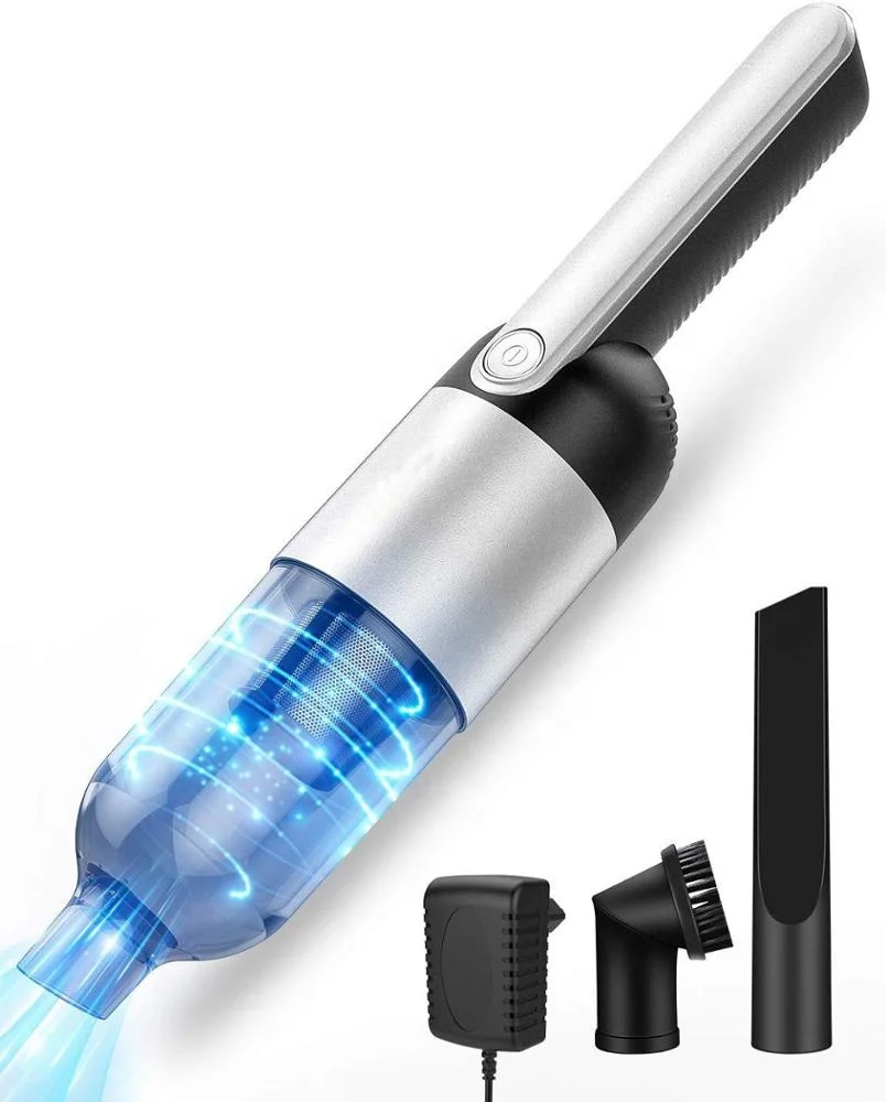 Портативный пылесос с металлическим и HEPA-фильтром перезаряжаемый постоянного тока автомобильный беспроводной