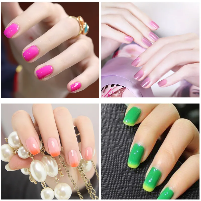 Professional 28 Colors Uv Temperature Change Nail Polish Gel New Arrival Gel Nail Polish 8Ml/Bottle