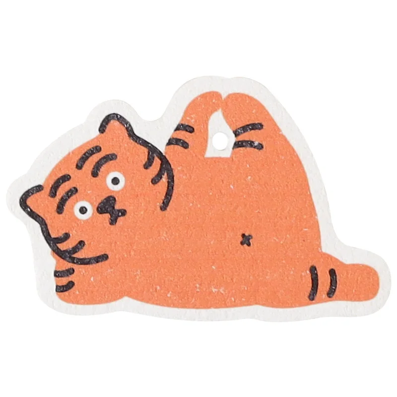 Eco Friendly Compressed Tiger Pattern Cellulose Sponge High absorbent Kitchen Dishwasher Dish sponge