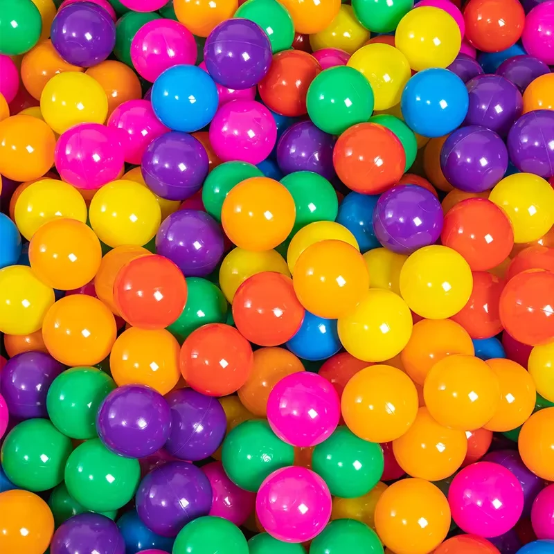 5.5/6/7/8 CM Sports indoor Ocean Playground Eco-Friendly Plastic Pit Balls Ocean Ball
