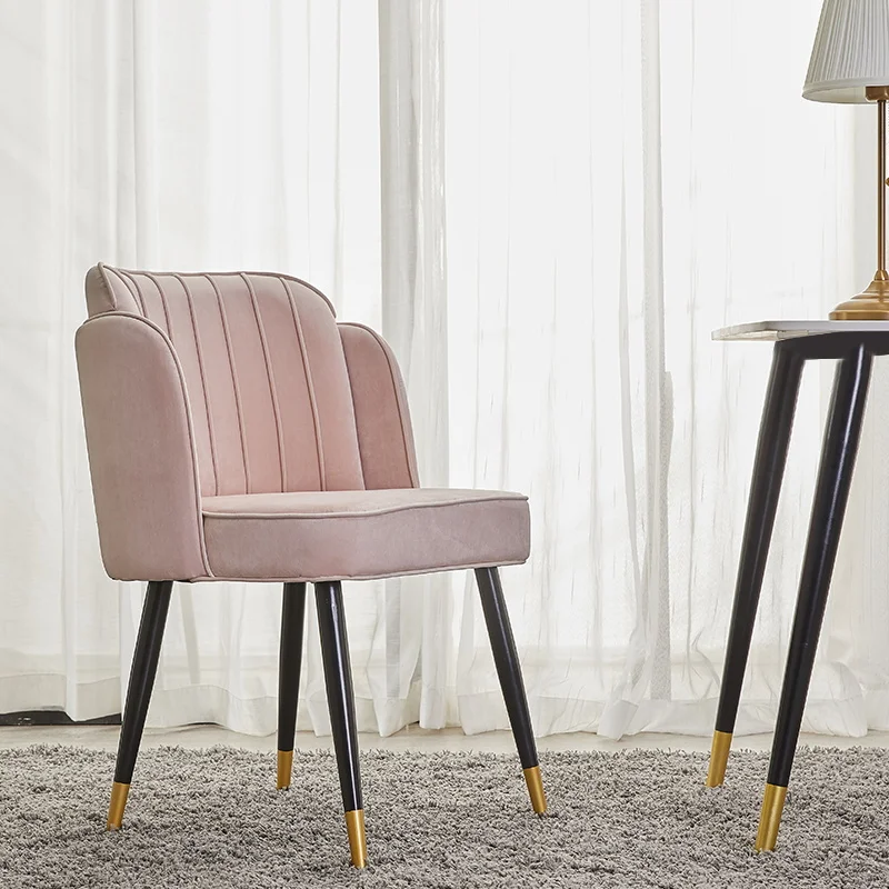 Nordic style european luxury restaurant modern tropical cane back otis bending plywood for dining chair black velvet cushions