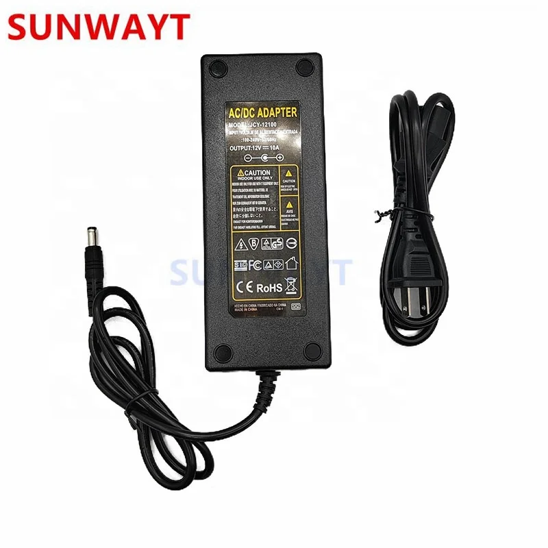 12V 10A Switching Power Supply AC to DC Power Adapter battery charger power adapter