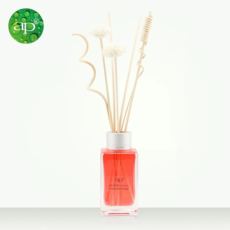 
Indoor rectangular bottle fragrance ap100ml household toilet fragrance rattan flameless essential oil set 