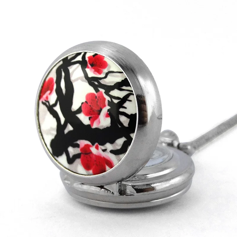 Custom Brand Your Own Necklace Quartz Watch Pocket Watches