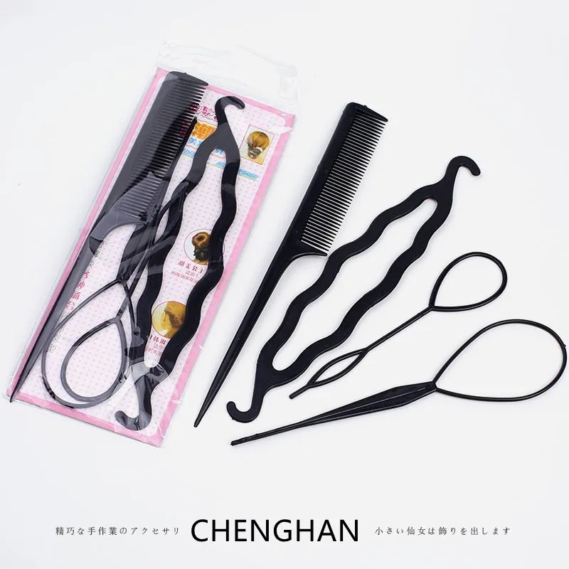 Braided Hair Tool Set Ponytail Maker French Salon Comb