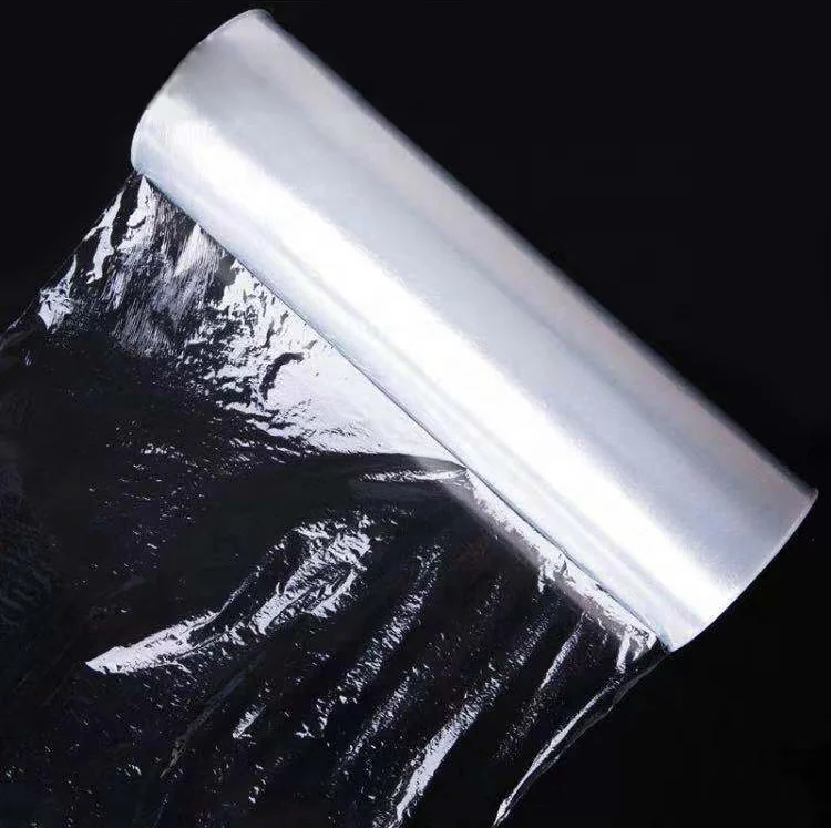 Transparent 300m PE Polyolefin Roll 50cm Soft Moisture Proof LLDPE Plastic Stretch Film