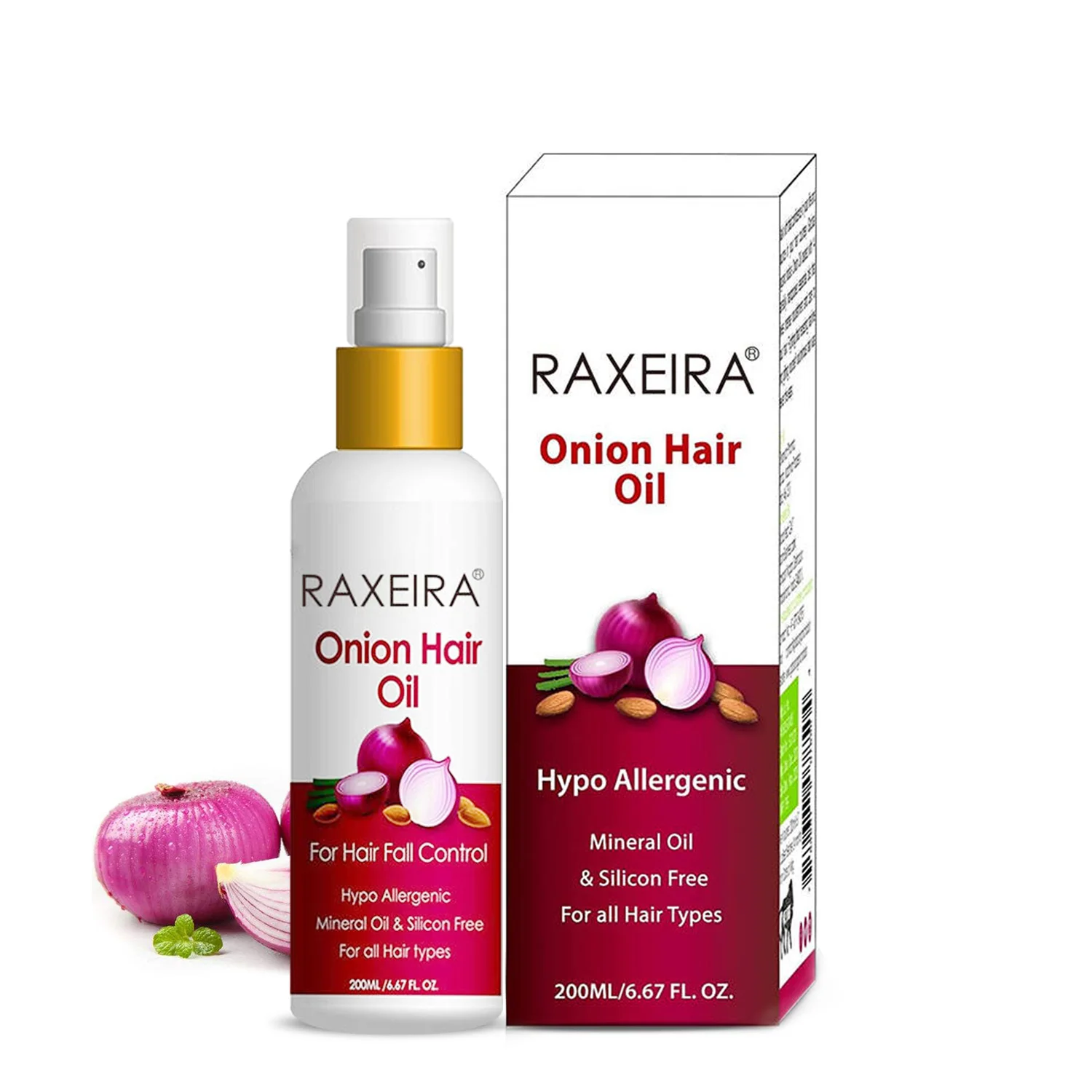 Private Label 100% Natural Hair Growth Black Seed Oil Red Onion Oil